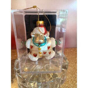 🐑 2004‎ Target Unique Treasures Glass Elvis Sheep Christmas Ornament – NIB